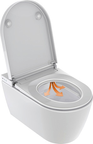 Duravit SensoWash® Starck f Akıllı klozet kapağı Plus 378 x 573 mm