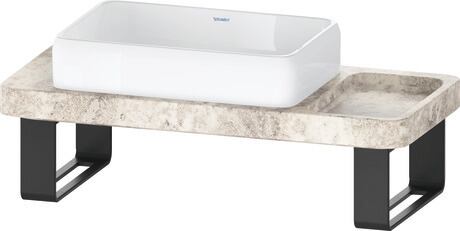 Duravit Studio F. A. Porsche Collection Lavabo tezgah ve tezgah desteği ile birlikte 1000 x 450 mm