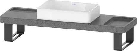 Duravit Studio F. A. Porsche Collection Lavabo tezgah ve tezgah desteği ile birlikte 1400 x 450 mm