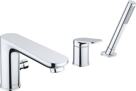 Duravit Wave 3 delikli küvet bataryası 240 x 248 mm