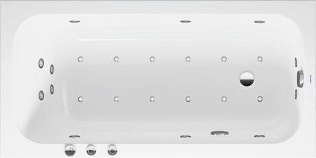 Duravit Studio F. A. Porsche Collection Einbau-Whirlwanne 1500 x 750 mm