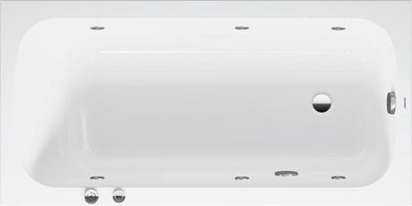 Duravit Studio F. A. Porsche Collection Einbau-Whirlwanne 1500 x 750 mm