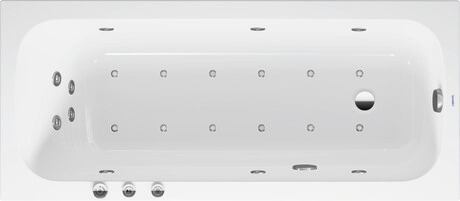 Duravit Studio F. A. Porsche Collection Einbau-Whirlwanne 1600 x 700 mm