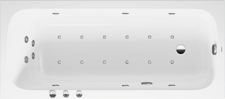 Duravit Studio F. A. Porsche Collection Einbau-Whirlwanne 1700 x 750 mm