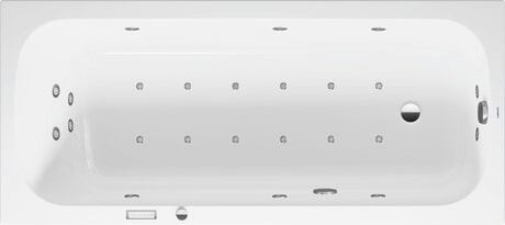 Duravit Studio F. A. Porsche Collection Einbau-Whirlwanne 1800 x 800 mm