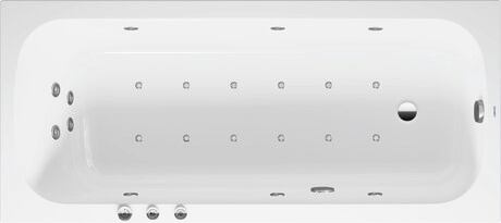 Duravit Studio F. A. Porsche Collection Einbau-Whirlwanne 1800 x 800 mm