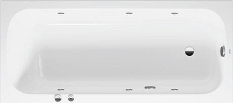 Duravit Studio F. A. Porsche Collection Einbau-Whirlwanne 1800 x 800 mm