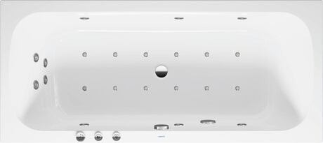 Duravit Studio F. A. Porsche Collection Einbau-Whirlwanne 1800 x 800 mm