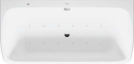 Duravit Studio F. A. Porsche Collection Duvara tam dayalı masajlı küvet 1800 x 870 mm