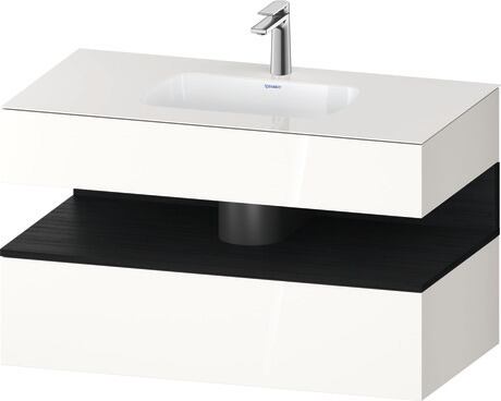 Duravit Studio F. A. Porsche Collection Ankastre lavabo tezgahlı dolap ünitesi ile birlikte 1000 x 550 mm