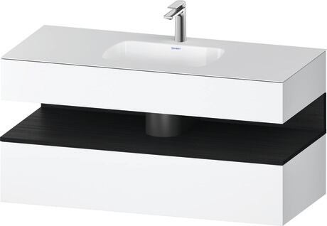 Duravit Studio F. A. Porsche Collection Ankastre lavabo tezgahlı dolap ünitesi ile birlikte 1200 x 550 mm