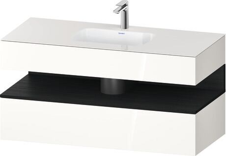 Duravit Studio F. A. Porsche Collection Ankastre lavabo tezgahlı dolap ünitesi ile birlikte 1200 x 550 mm