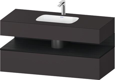 Duravit Studio F. A. Porsche Collection Ankastre lavabo tezgahlı dolap ünitesi ile birlikte 1200 x 550 mm