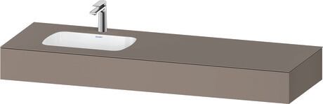Duravit Studio F. A. Porsche Collection Ankastre lavabo tezgahlı dolap ünitesi ile birlikte 1600 x 550 mm