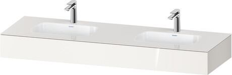 Duravit Studio F. A. Porsche Collection Ankastre lavabo tezgahlı dolap ünitesi ile birlikte 1600 x 550 mm