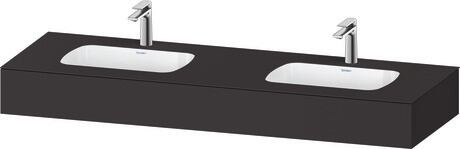 Duravit Studio F. A. Porsche Collection Ankastre lavabo tezgahlı dolap ünitesi ile birlikte 1600 x 550 mm