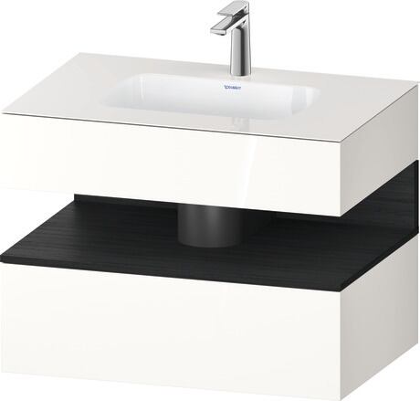 Duravit Studio F. A. Porsche Collection Ankastre lavabo tezgahlı dolap ünitesi ile birlikte 800 x 550 mm