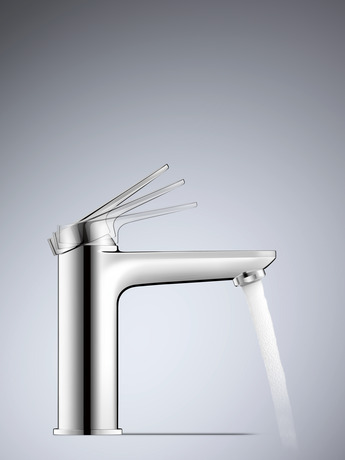 Duravit Wave Tek kollu lavabo bataryası M FreshStart 52 x 166 mm