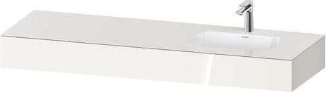 Duravit Studio F. A. Porsche Collection Ankastre lavabo tezgahlı dolap ünitesi ile birlikte 1600 x 550 mm