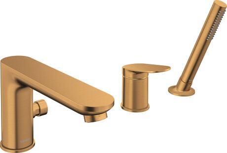 Duravit Wave 3 delikli küvet bataryası 240 x 248 mm