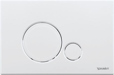 Duravit DuraSystem® WC için mekanik kumanda paneli Beta 120 6.5 x 230 mm