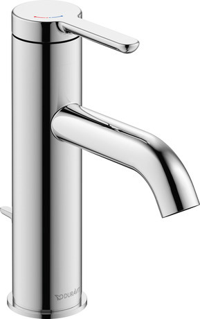 Duravit C.1 Tek kollu lavabo bataryası M FreshStart ve MinusFlow 46 x 143 mm