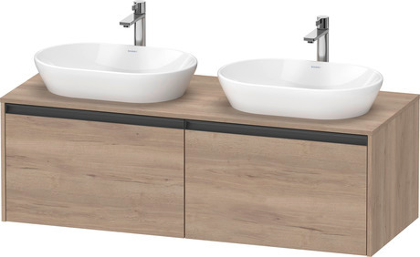 Duravit Ketho.2 Asma dolap ünitesi 1400 x 550 mm