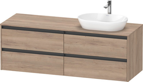 Duravit Ketho.2 Asma dolap ünitesi 1600 x 550 mm