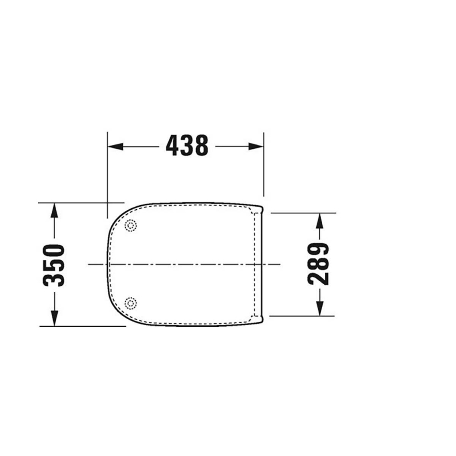 Duravit D-Code Klozet Kapağı Yavaş Kapanır 0067390095