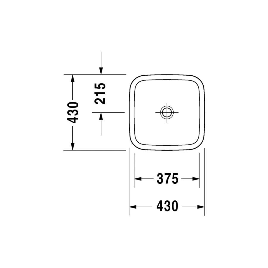 Duravit DuraStyle Çanak Lavabo 43 cm 0349430000
