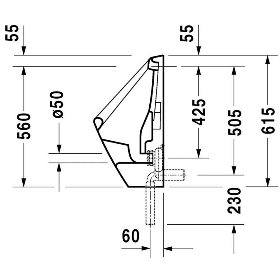 Duravit Duraplus Pisuvar 0830360000