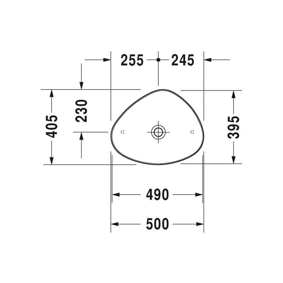Duravit Cape Cod Çanak Lavabo 50 cm 2339500000