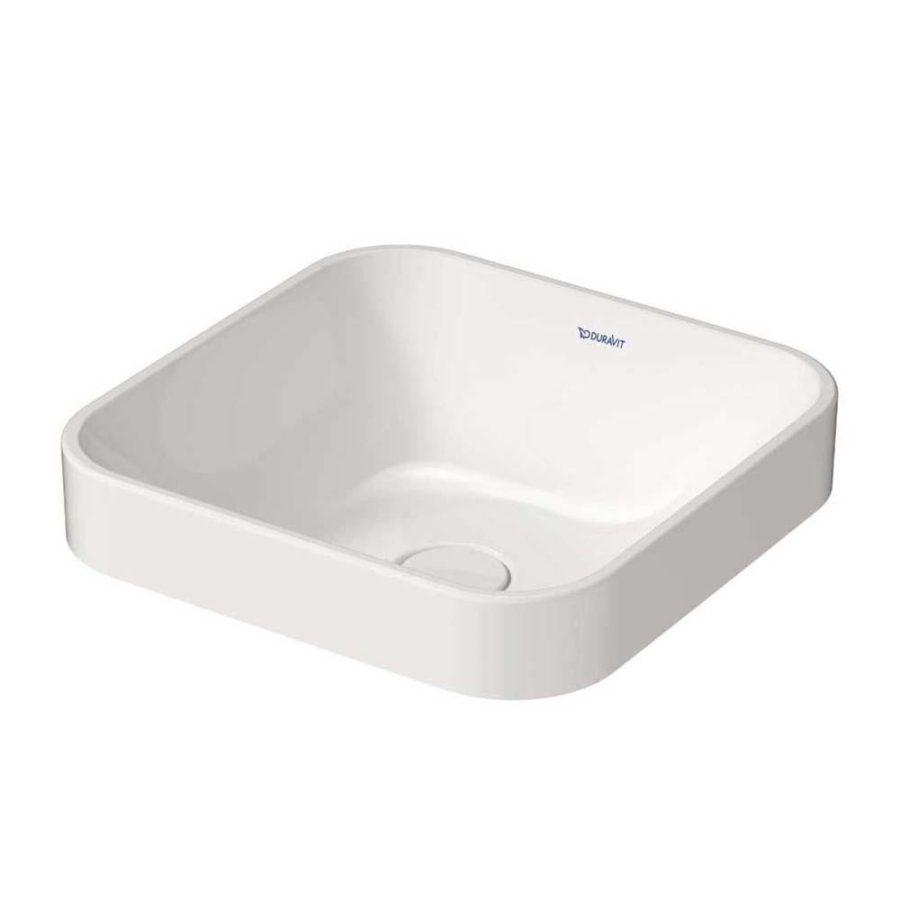 Duravit Happy D.2 Plus Tezgahüstü Lavabo 40 cm