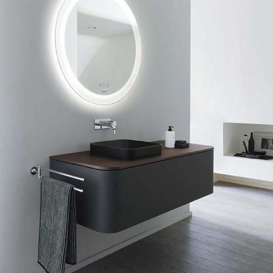 Duravit Happy D.2 Tezgahüstü Lavabo 40 cm Antrasit Mat